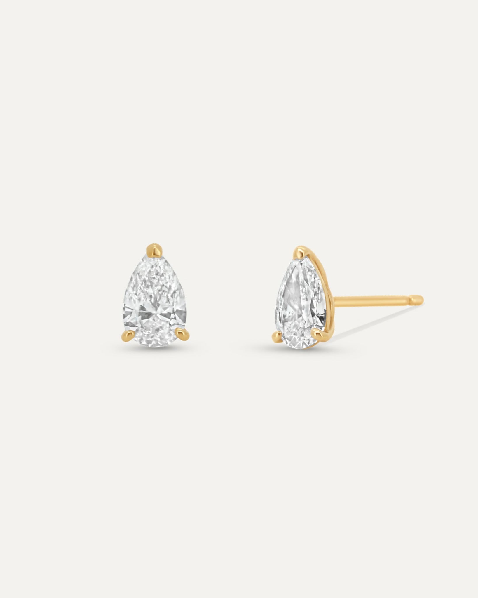 ペアシェイプ ダイヤモンド ピアス 1ct – BANYAN （バンヤン）
