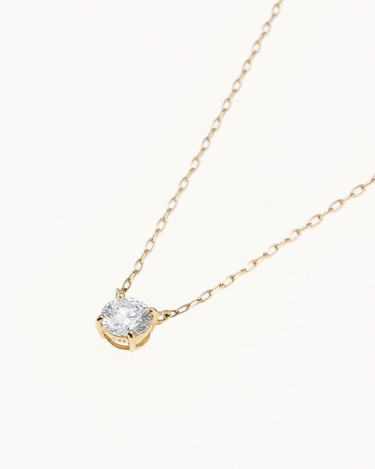 K18 ソリテール ダイヤモンド ネックレス 0.5ct - BANYAN (バンヤン)
