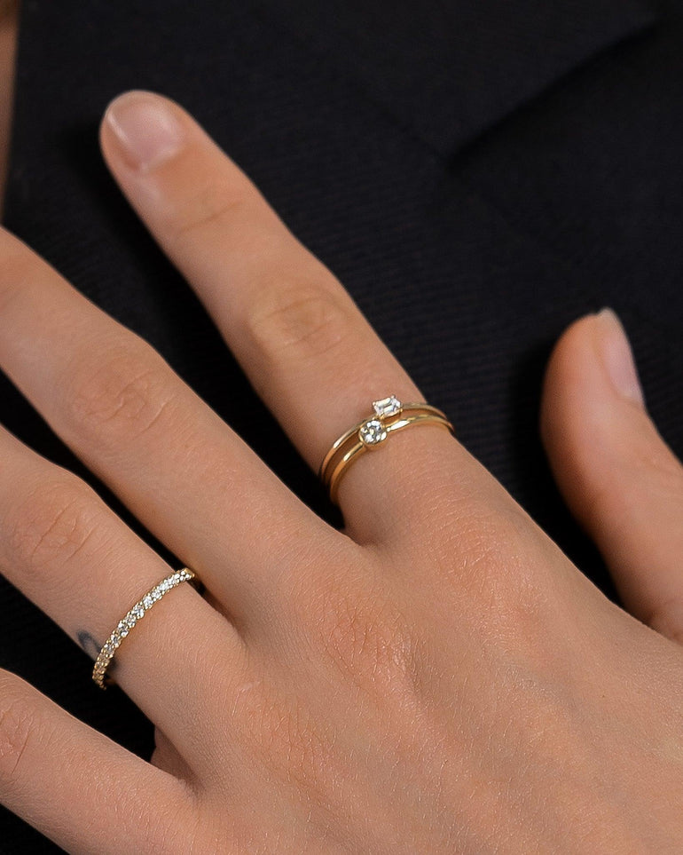 ハーフエタニティ リング M - BANYAN (バンヤン)