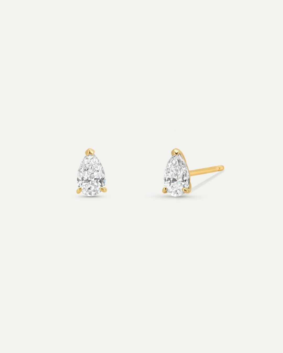 ペアシェイプ ダイヤモンド ピアス 0.6ct – BANYAN （バンヤン）