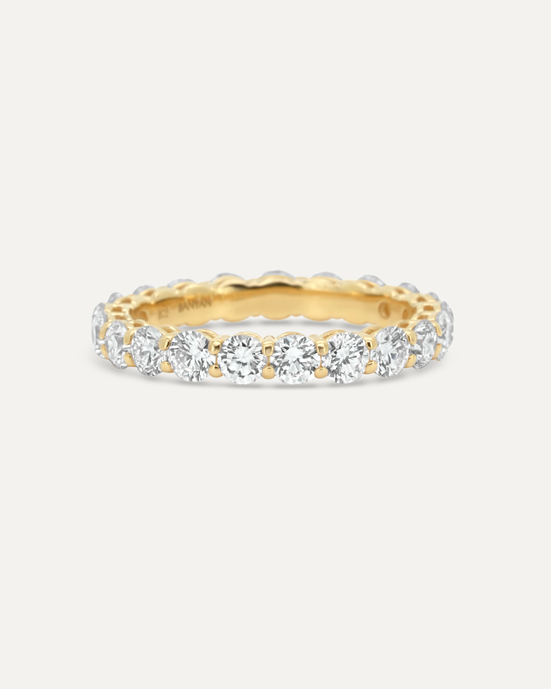 ラウンドカット フルエタニティリング 3mm – BANYAN （バンヤン）