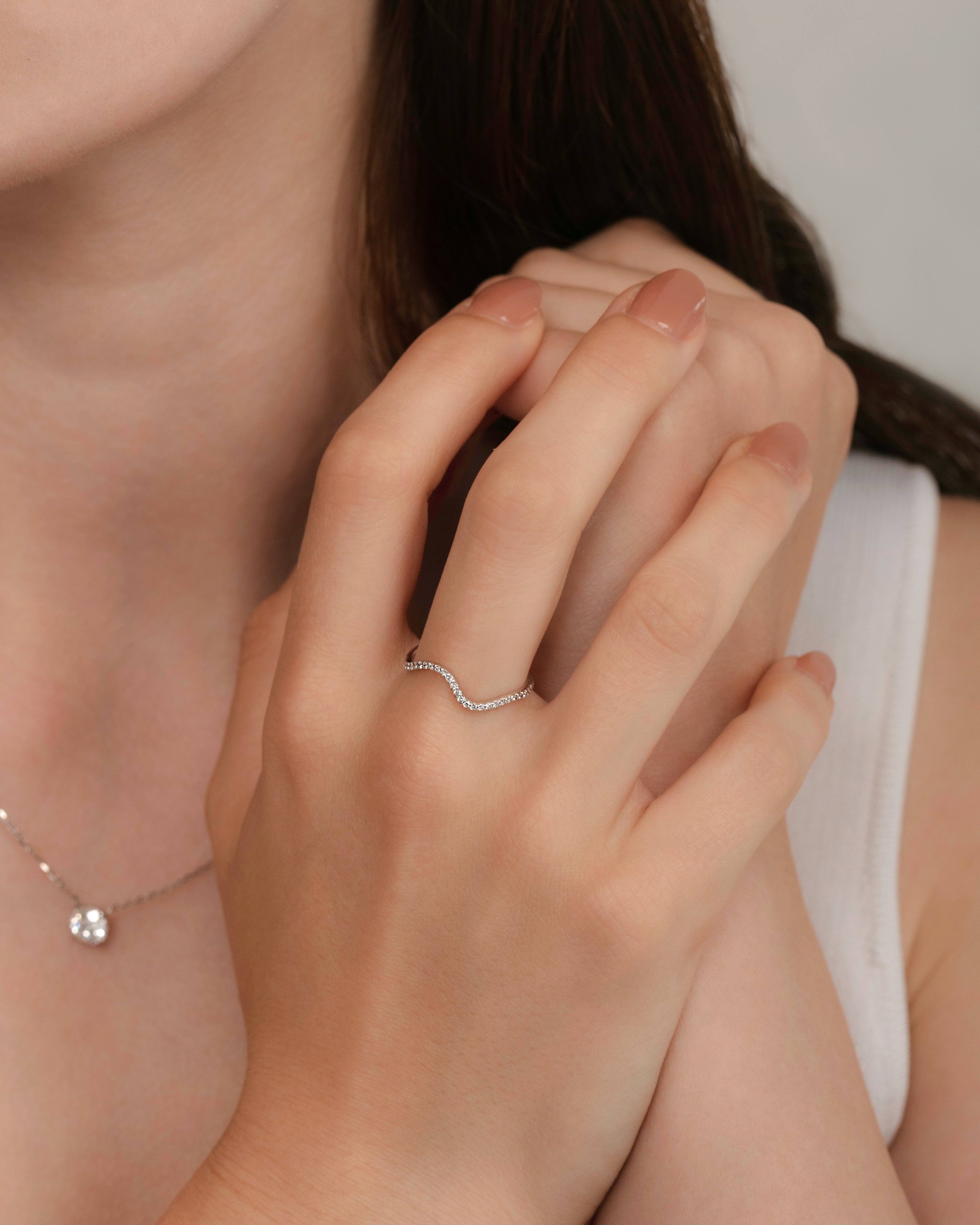 ウェーブ ダイヤモンド リング – BANYAN （バンヤン）