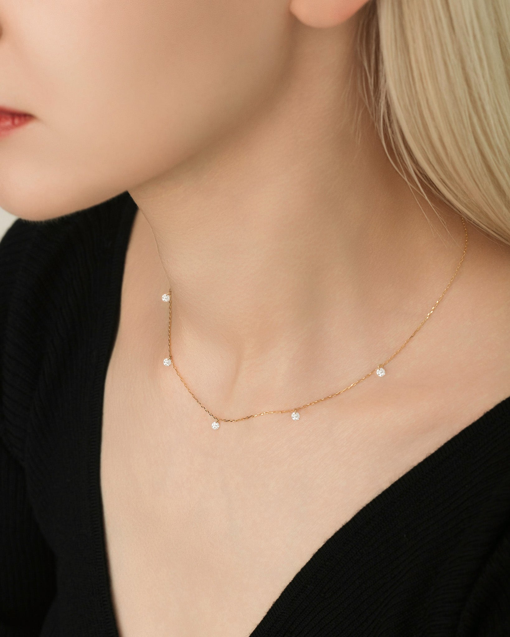Bare ステーション ネックレス 0.4ct – BANYAN （バンヤン）