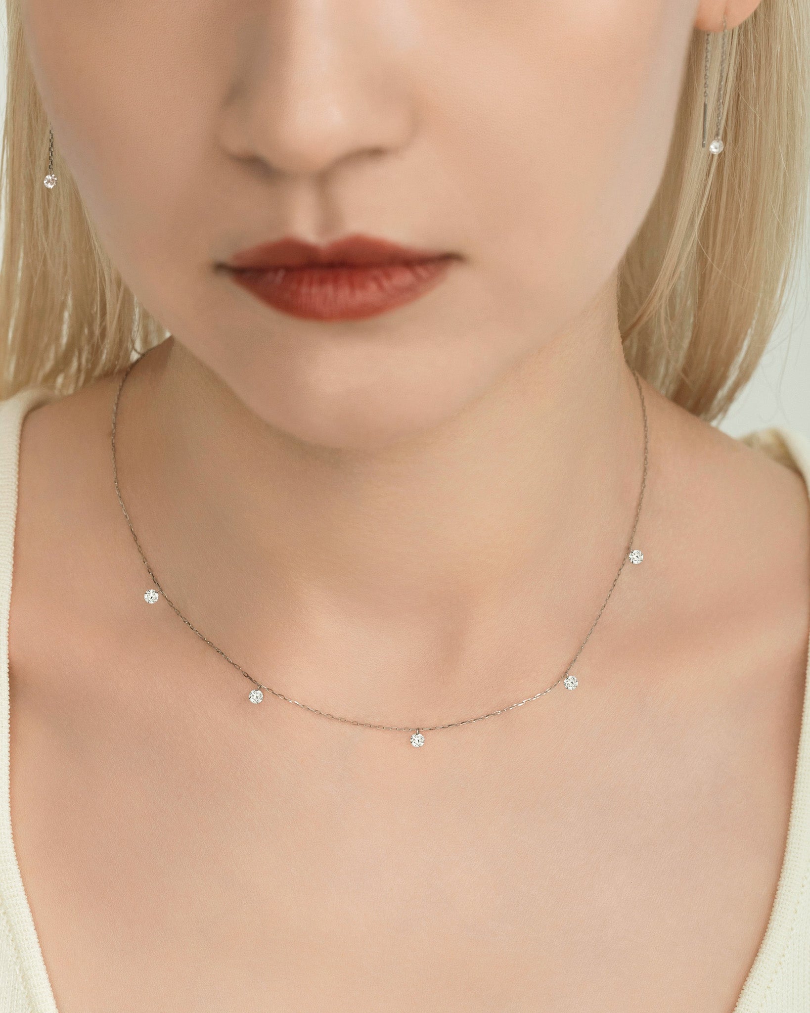 Bare ステーション ネックレス 0.4ct – BANYAN （バンヤン）