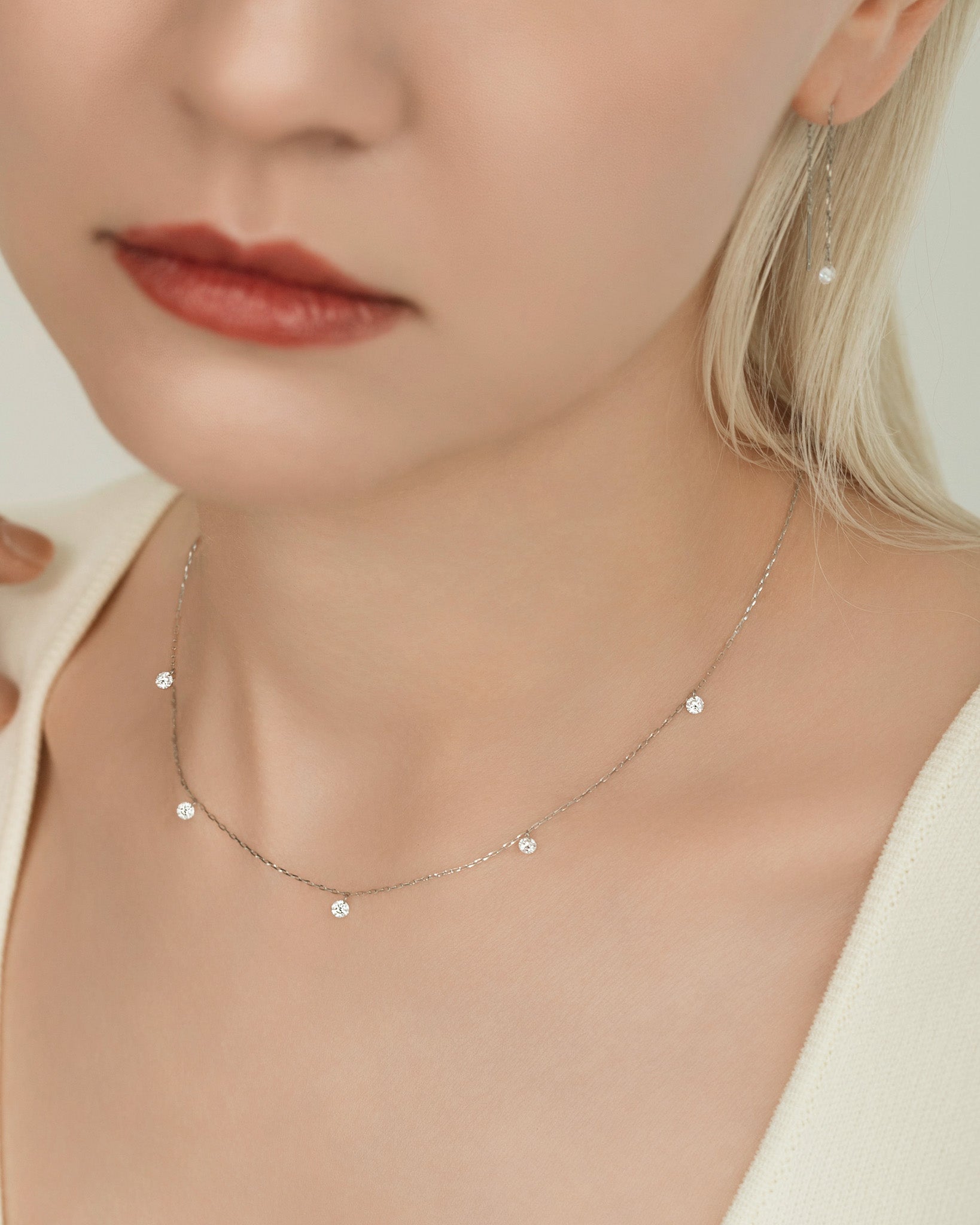 Bare ステーション ネックレス 0.4ct – BANYAN （バンヤン）