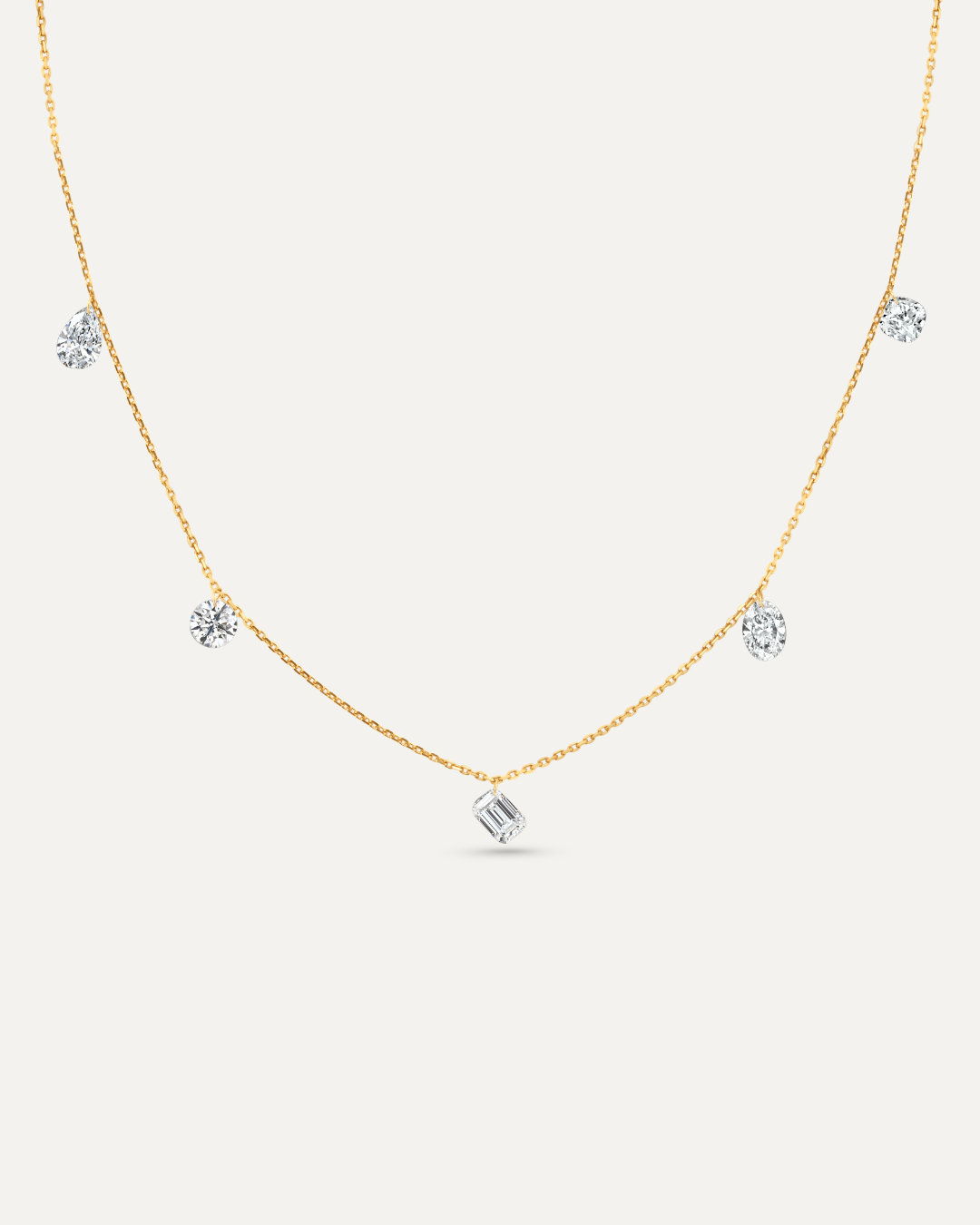 Bare サンク ステーションネックレス 1.5ct