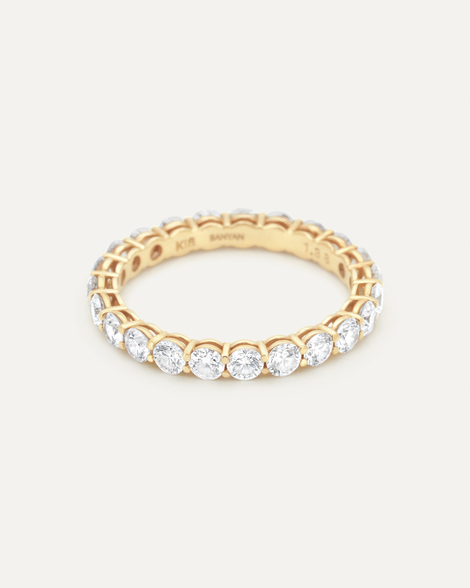 ラウンドカット フルエタニティリング 2.5mm – BANYAN （バンヤン）
