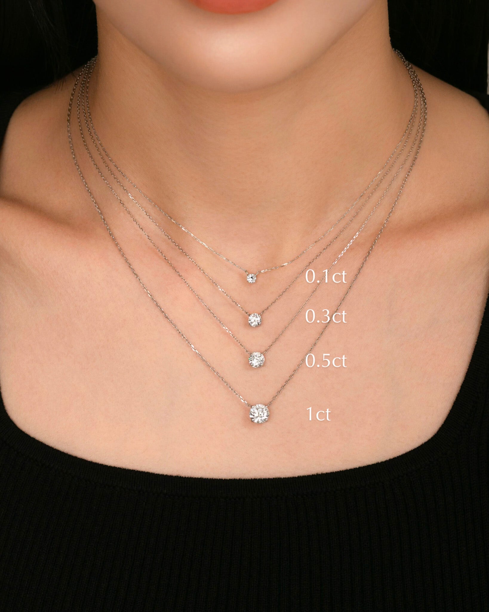 ソリテール ダイヤモンド ネックレス 1ct – BANYAN （バンヤン）