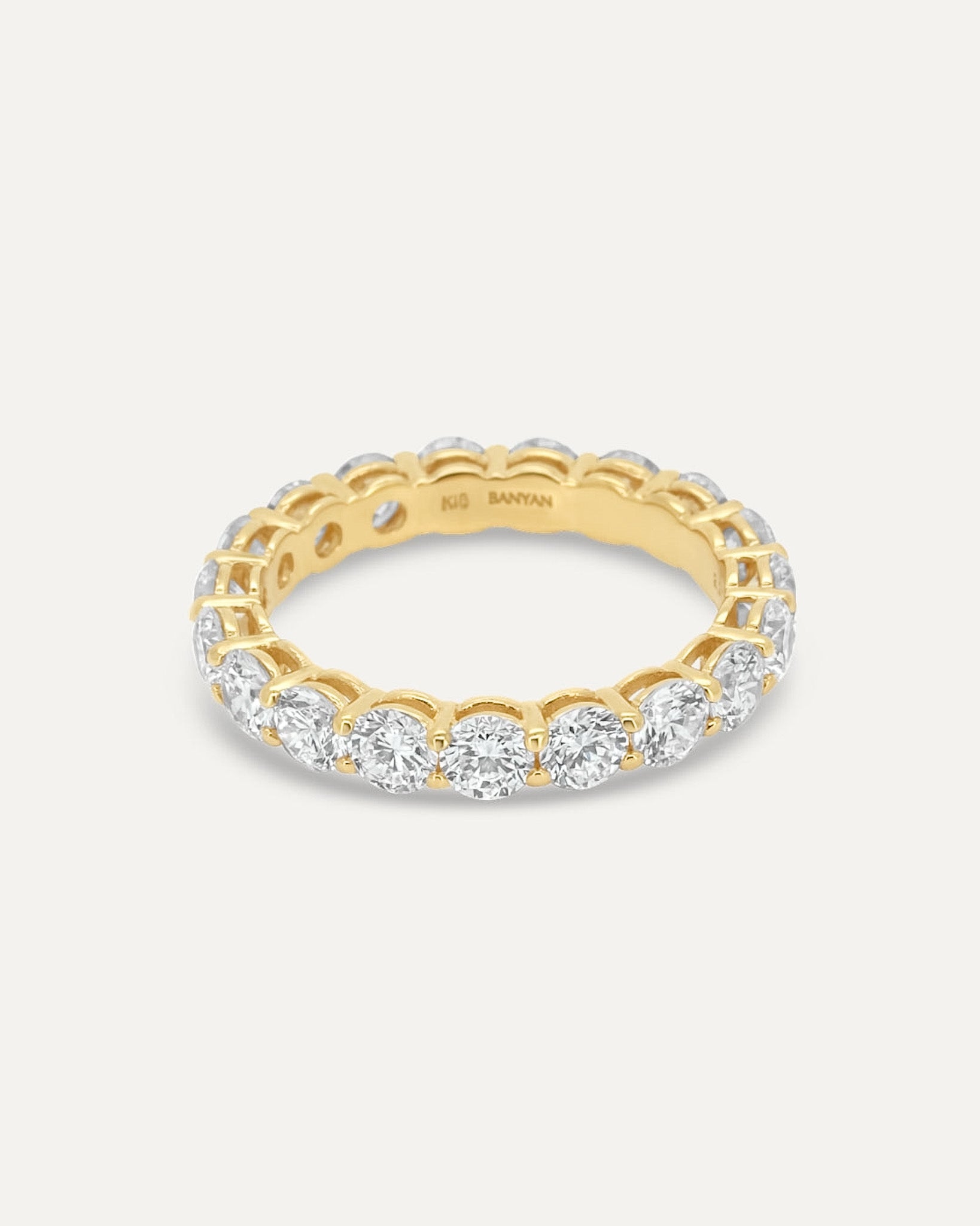banyan リング ラウンドカット フルエタニティリング 3.5mm – BANYAN （バンヤン）