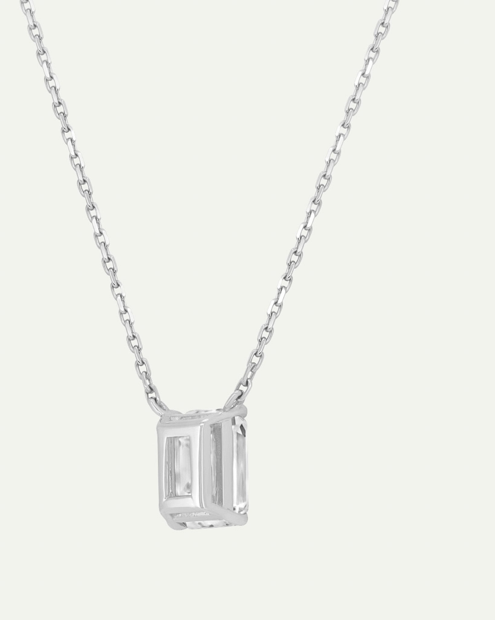 エメラルドカット ダイヤモンド ネックレス 1ct – BANYAN （バンヤン）