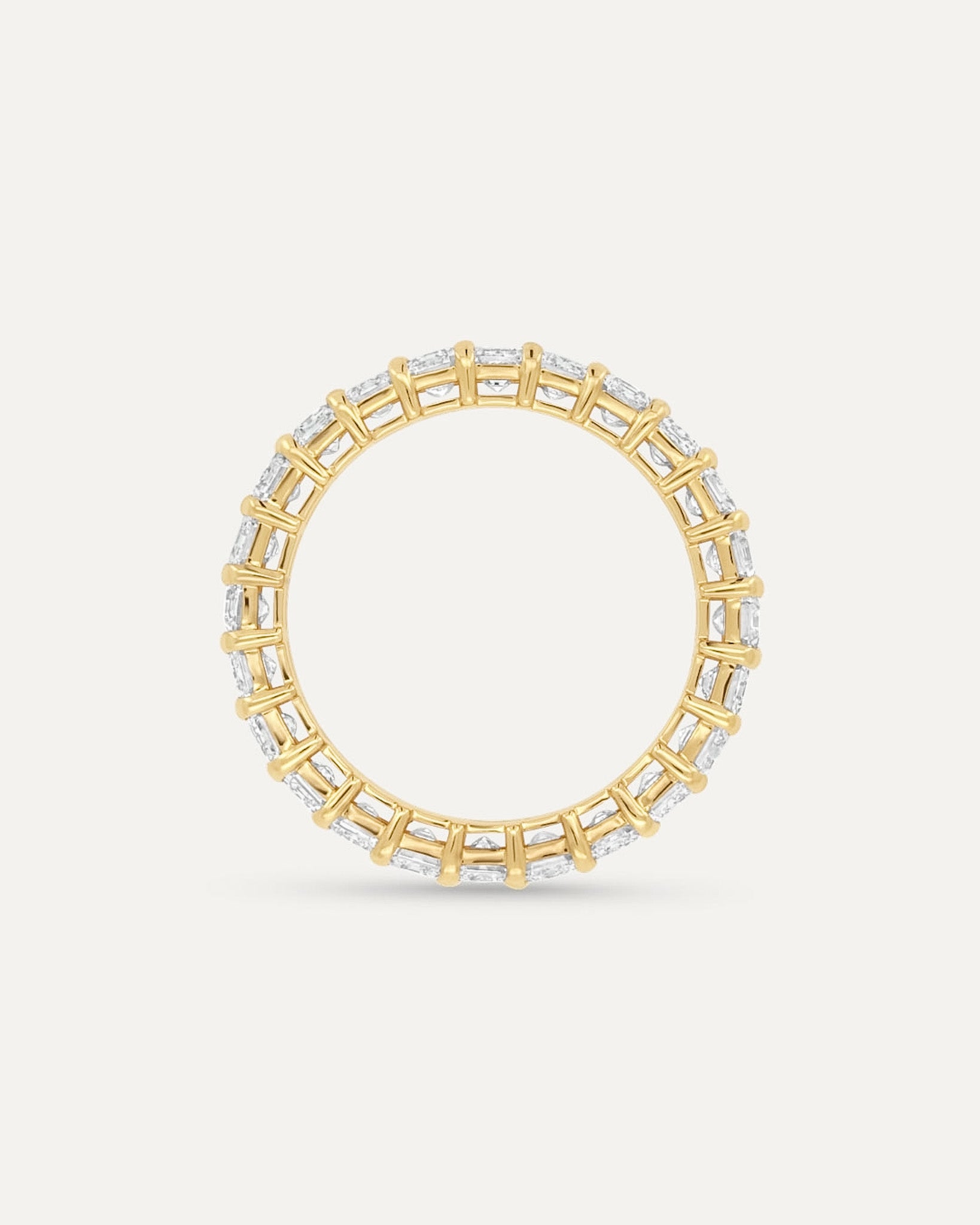 エメラルドカット フルエタニティリング 3.5mm – BANYAN （バンヤン）