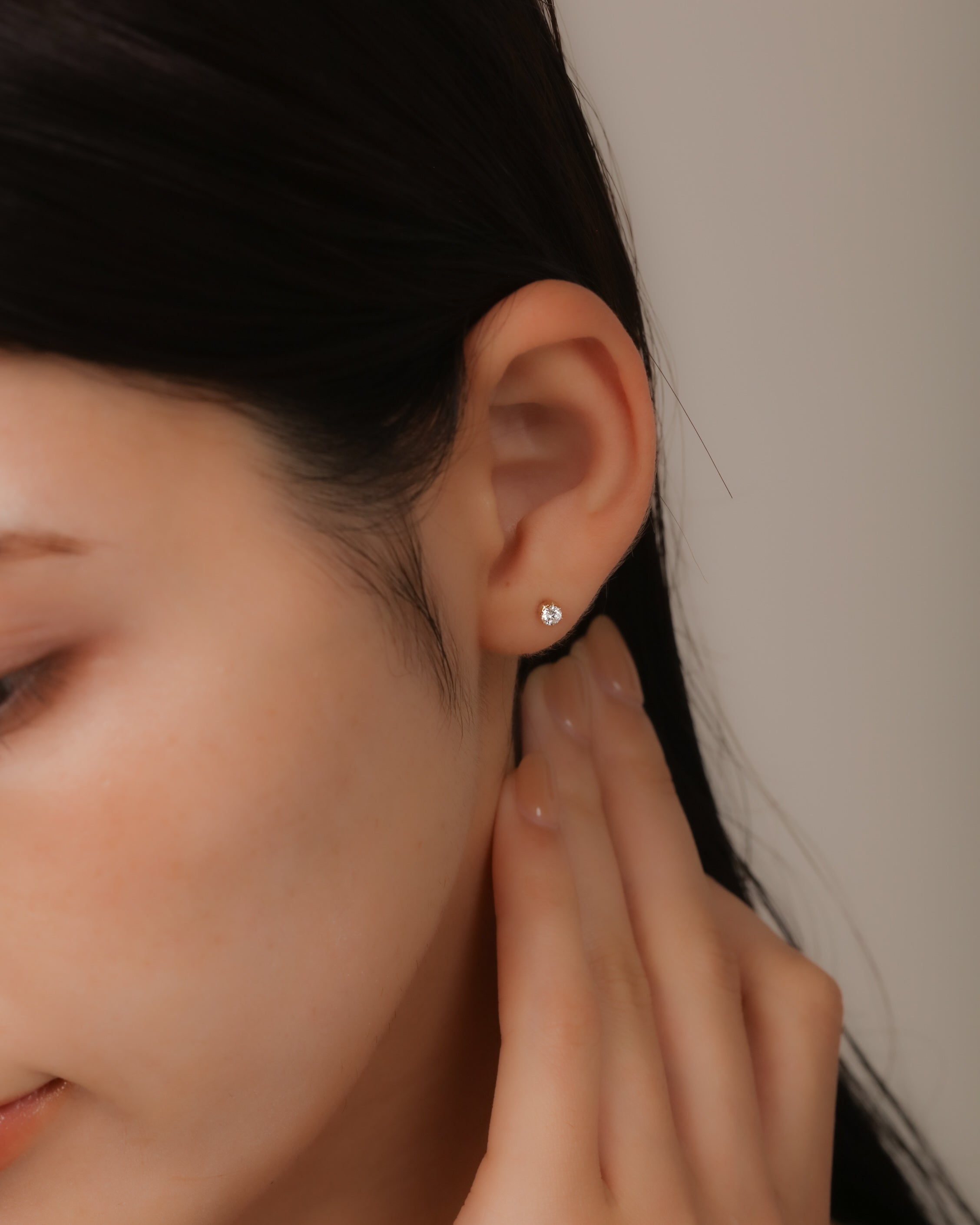 ソリテール ダイヤモンド ピアス 0.2ct – BANYAN （バンヤン）