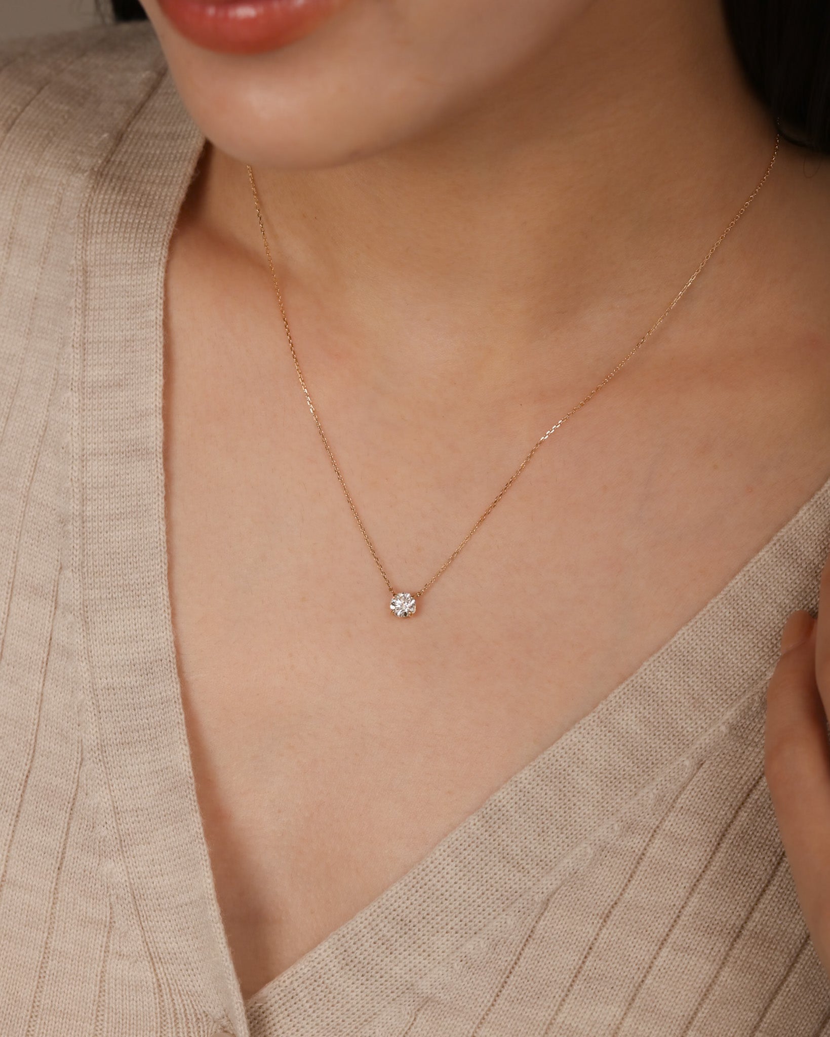 ソリテール ダイヤモンド ネックレス 0.5ct – BANYAN （バンヤン）