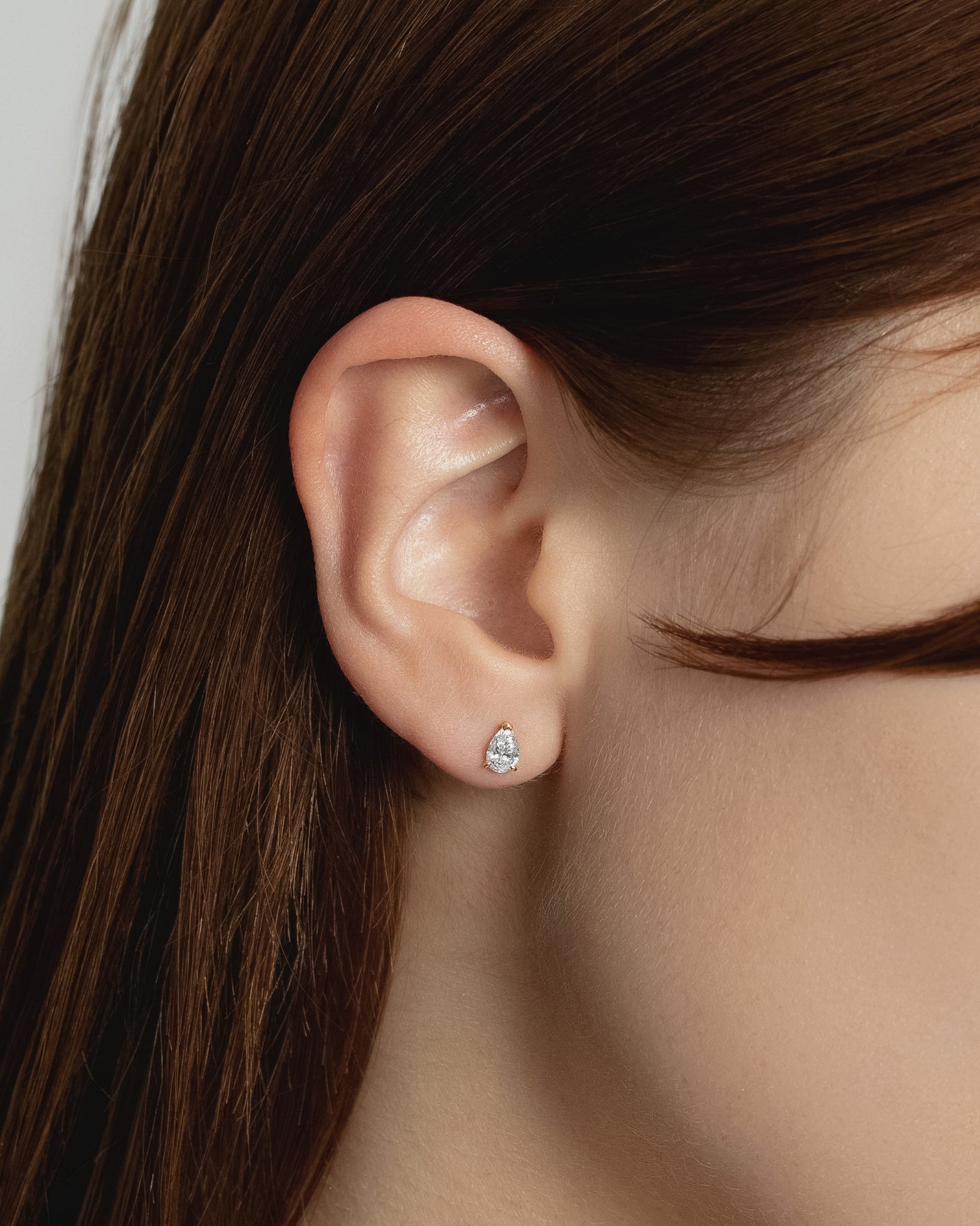 ペアシェイプ ダイヤモンド ピアス 0.6ct – BANYAN （バンヤン）