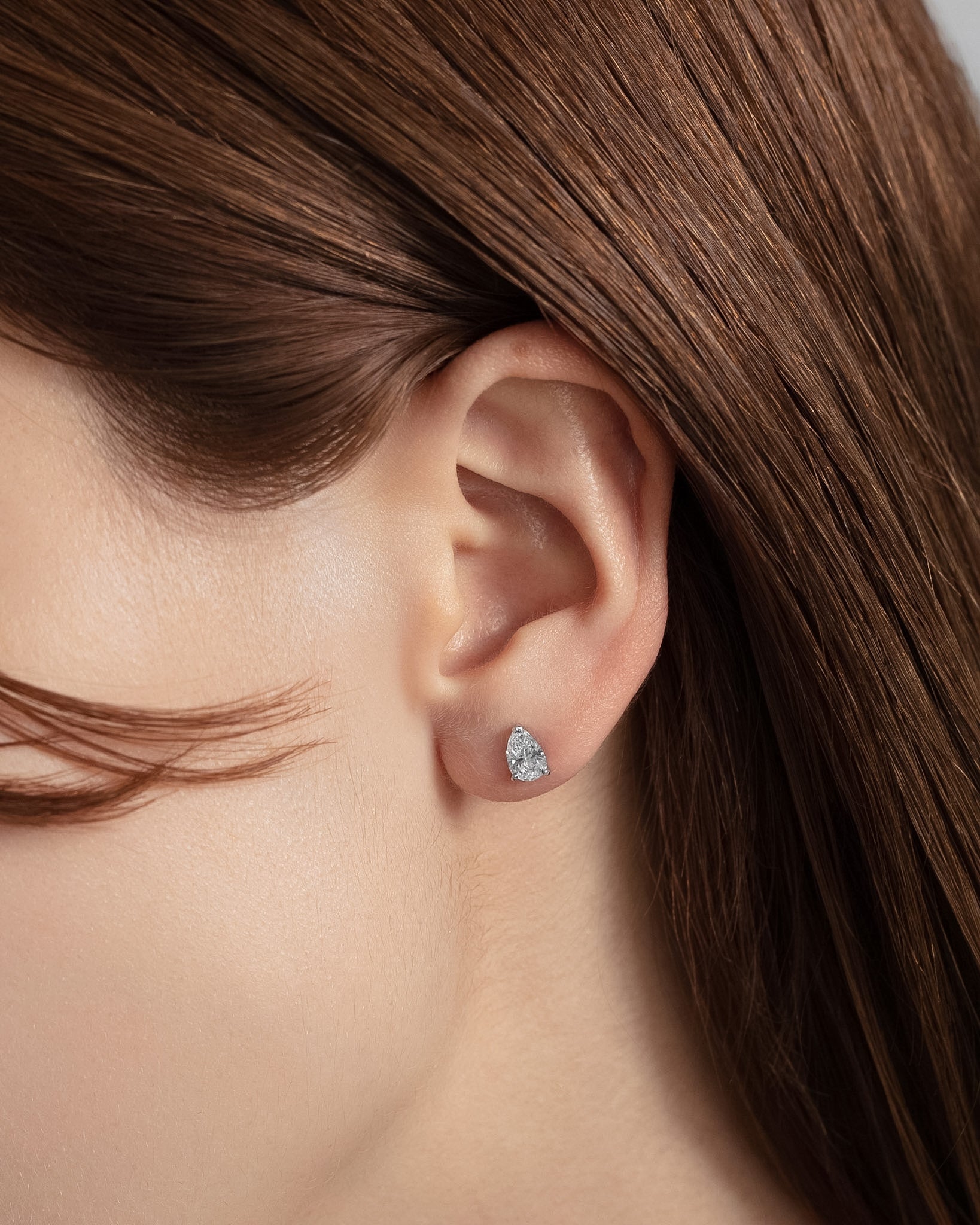 ペアシェイプ ダイヤモンド ピアス 1ct – BANYAN （バンヤン）