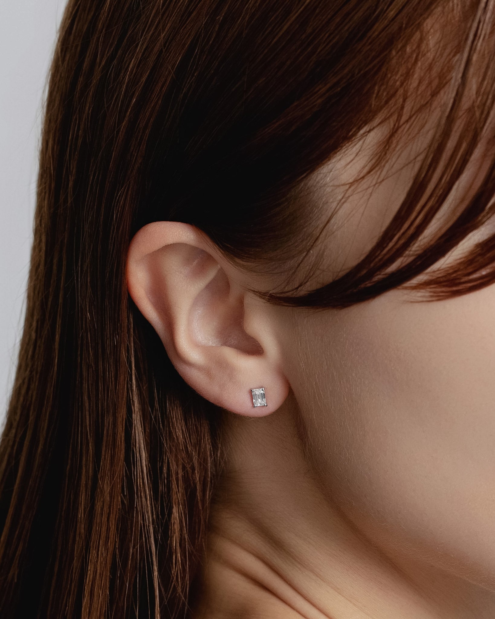 エメラルドカット ダイヤモンド ピアス 0.6ct – BANYAN （バンヤン）