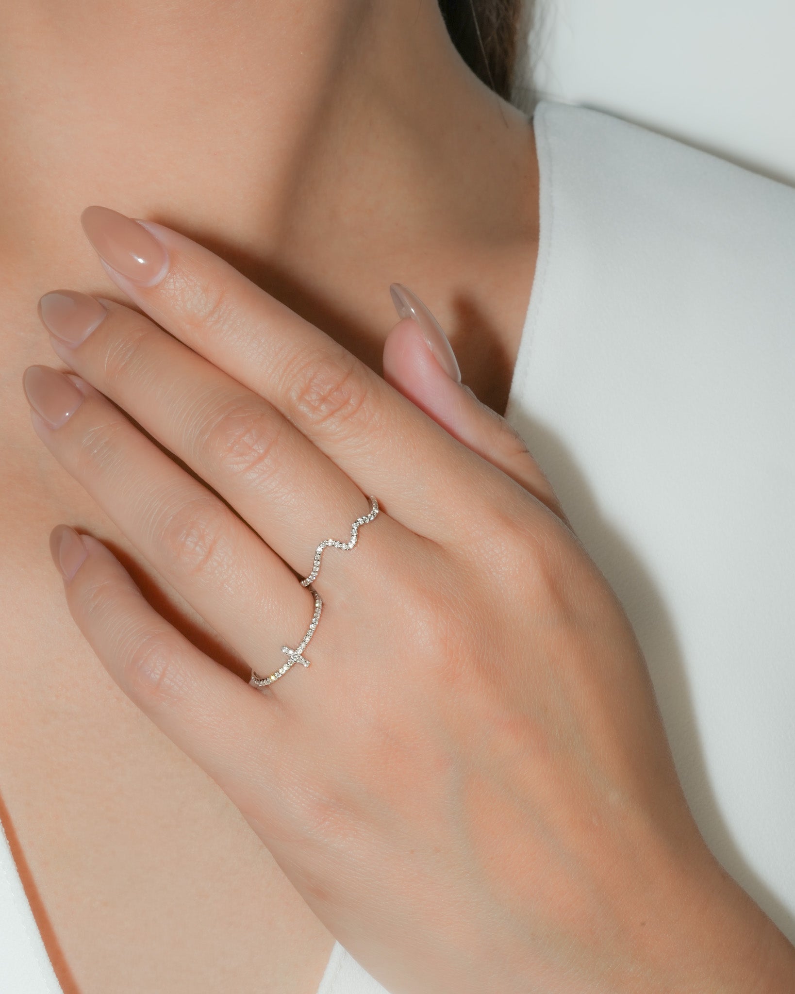 ミニ ウェーブ ダイヤモンド リング – BANYAN （バンヤン）