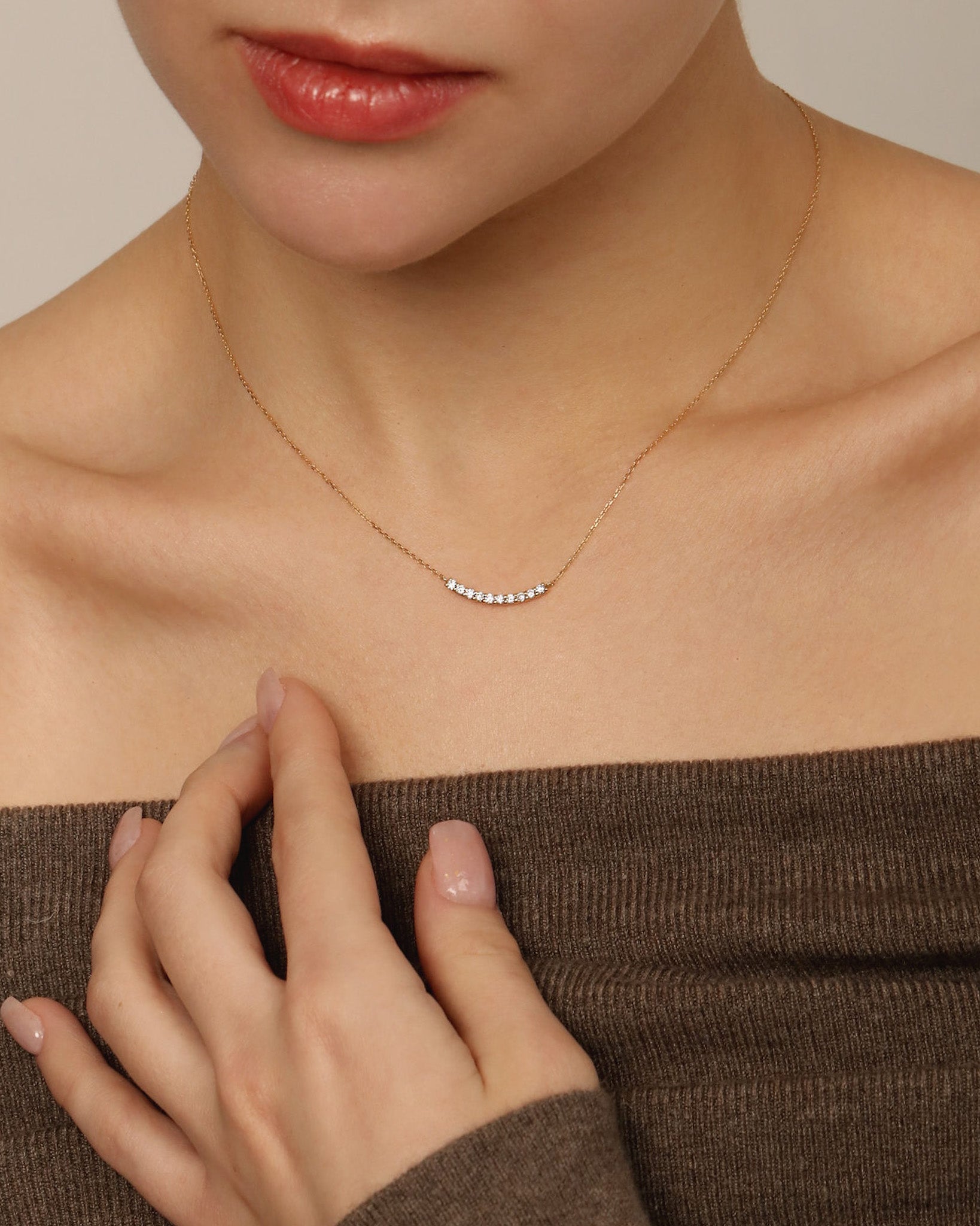 カーブライン ダイヤモンド ネックレス – BANYAN （バンヤン）