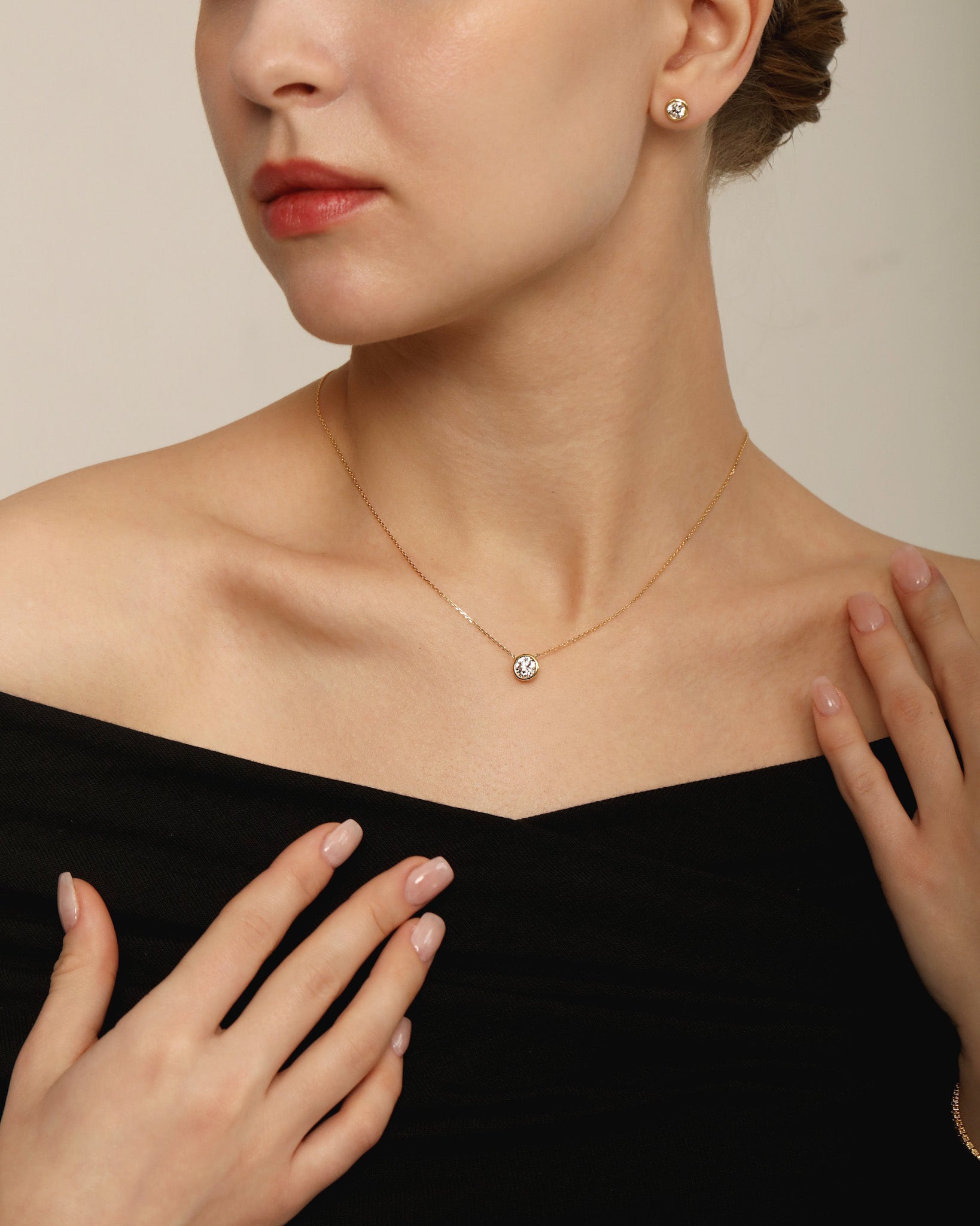 ベゼル ダイヤモンド ネックレス 1ct – BANYAN （バンヤン）
