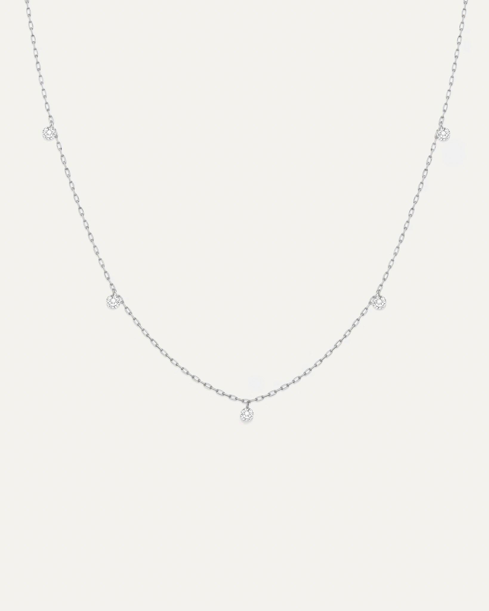 Bare ステーション ネックレス 0.4ct