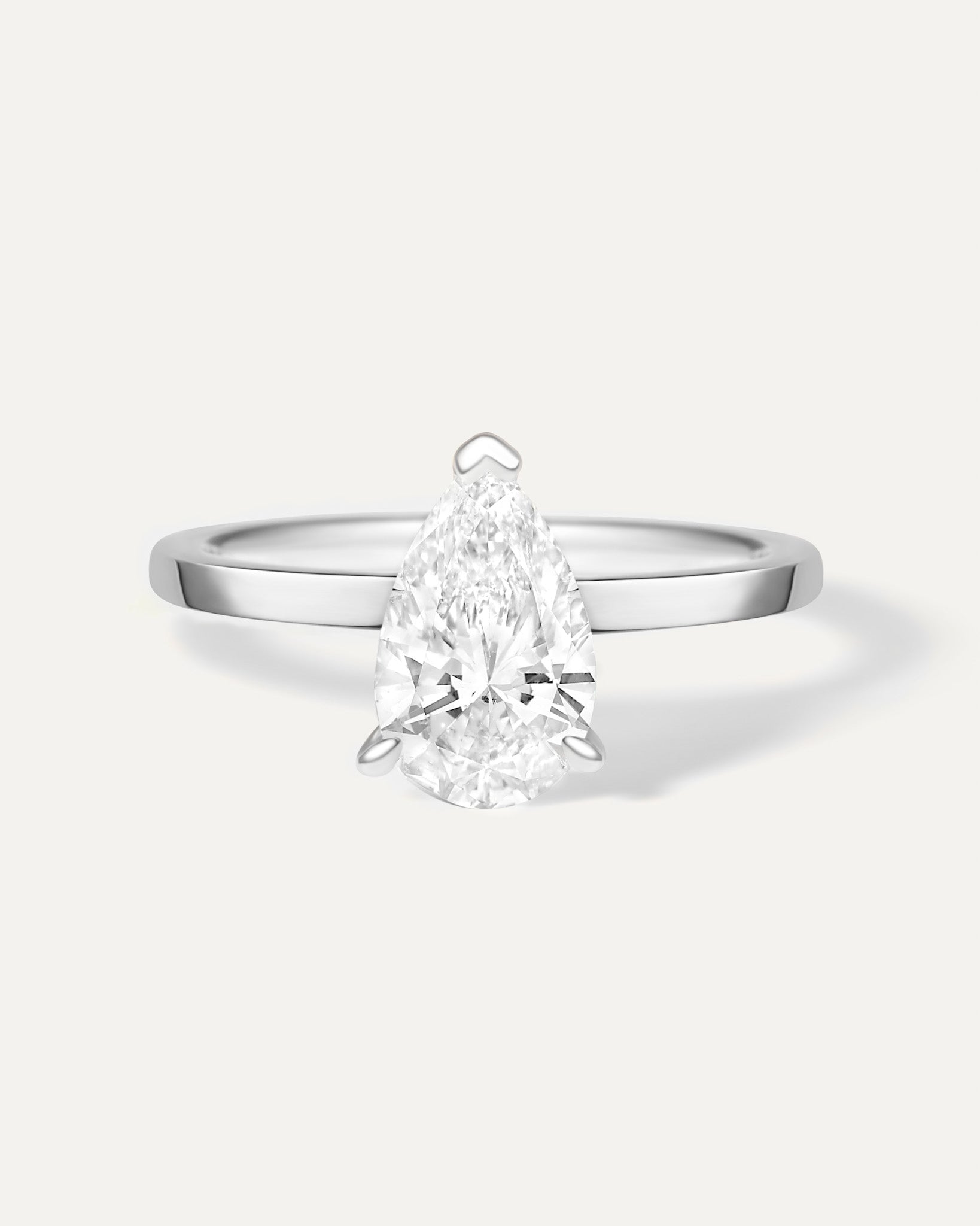 ペアシェイプ ダイヤモンド リング 1ct – BANYAN （バンヤン）