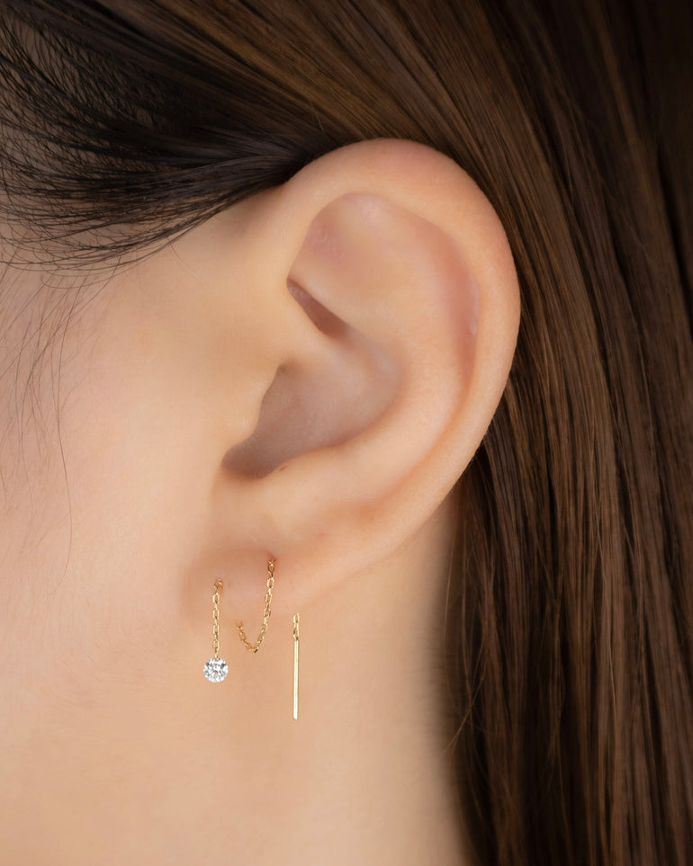 【Bare】K18 Pierced Earring - BANYAN （バンヤン）