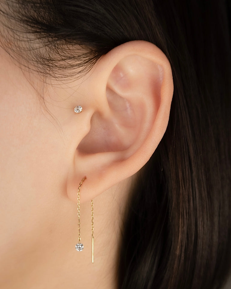 【Bare】K18 Pierced Earring - BANYAN （バンヤン）