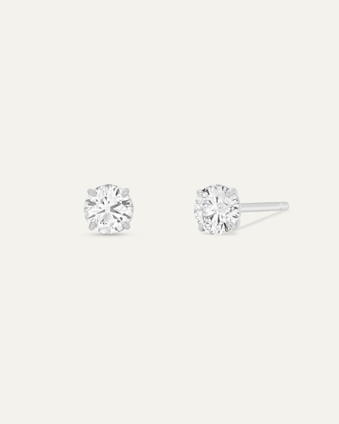 ソリテール ダイヤモンド ピアス 0.6ct