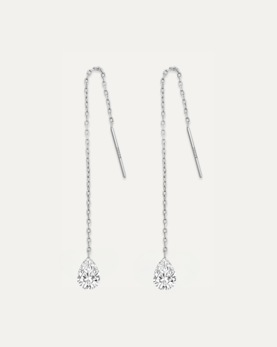 Bareピアス ペアシェイプ 1ct