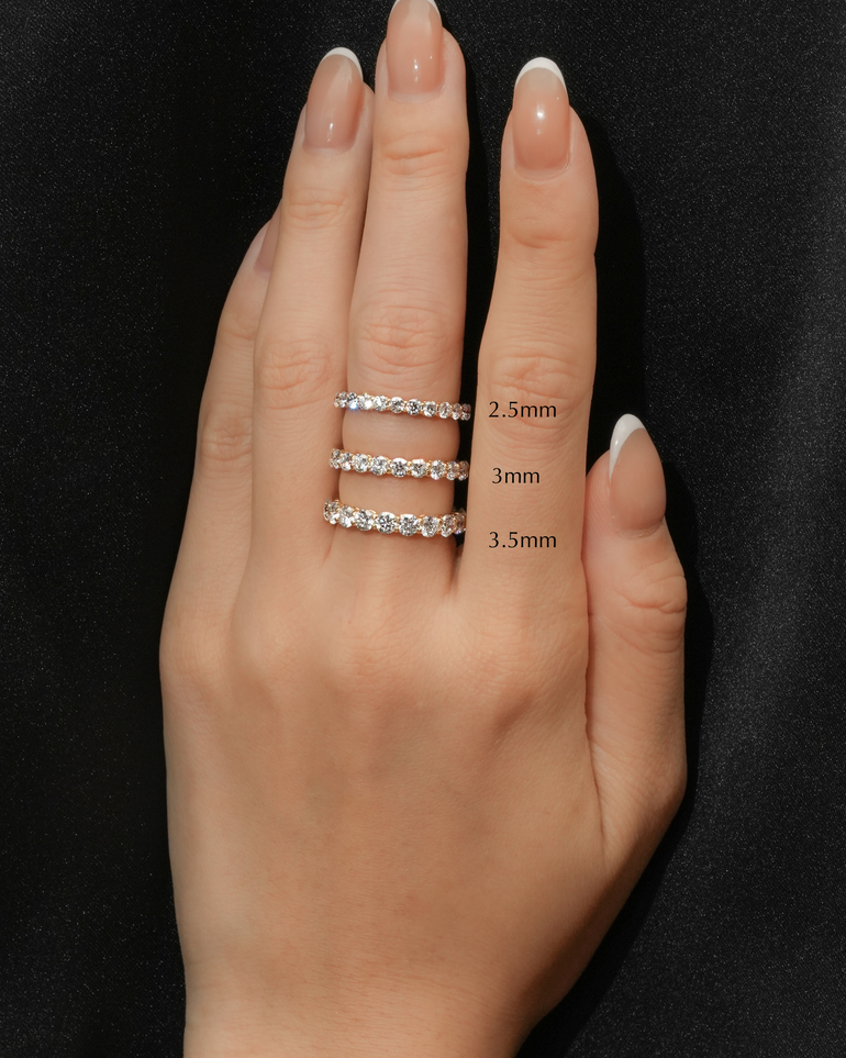 ラウンドカット フルエタニティリング 3mm – BANYAN (バンヤン) ラウンドカット フルエタニティリング 3mm – BANYAN (バンヤン)
