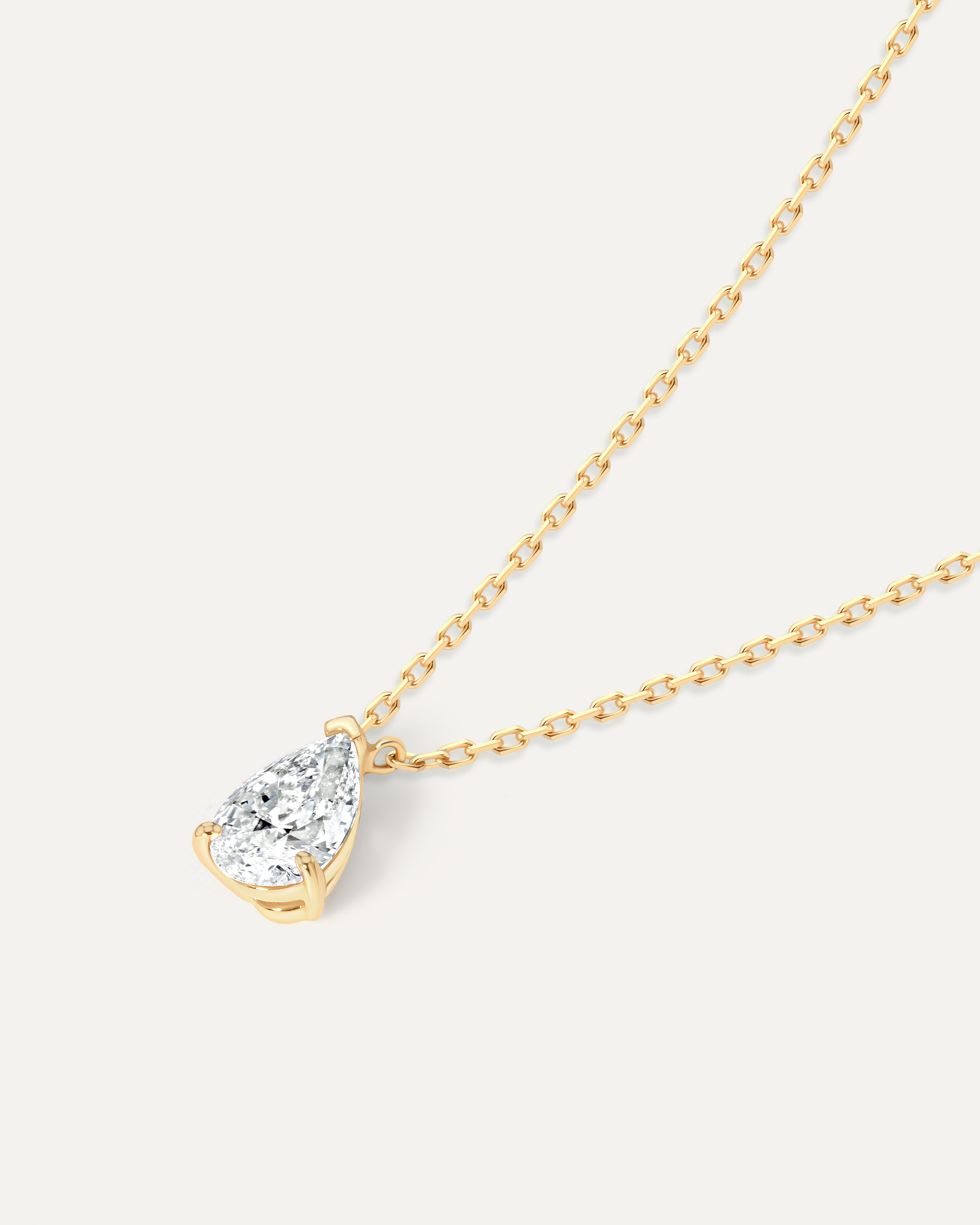 ペアシェイプ ダイヤモンド ネックレス 1ct – BANYAN （バンヤン）
