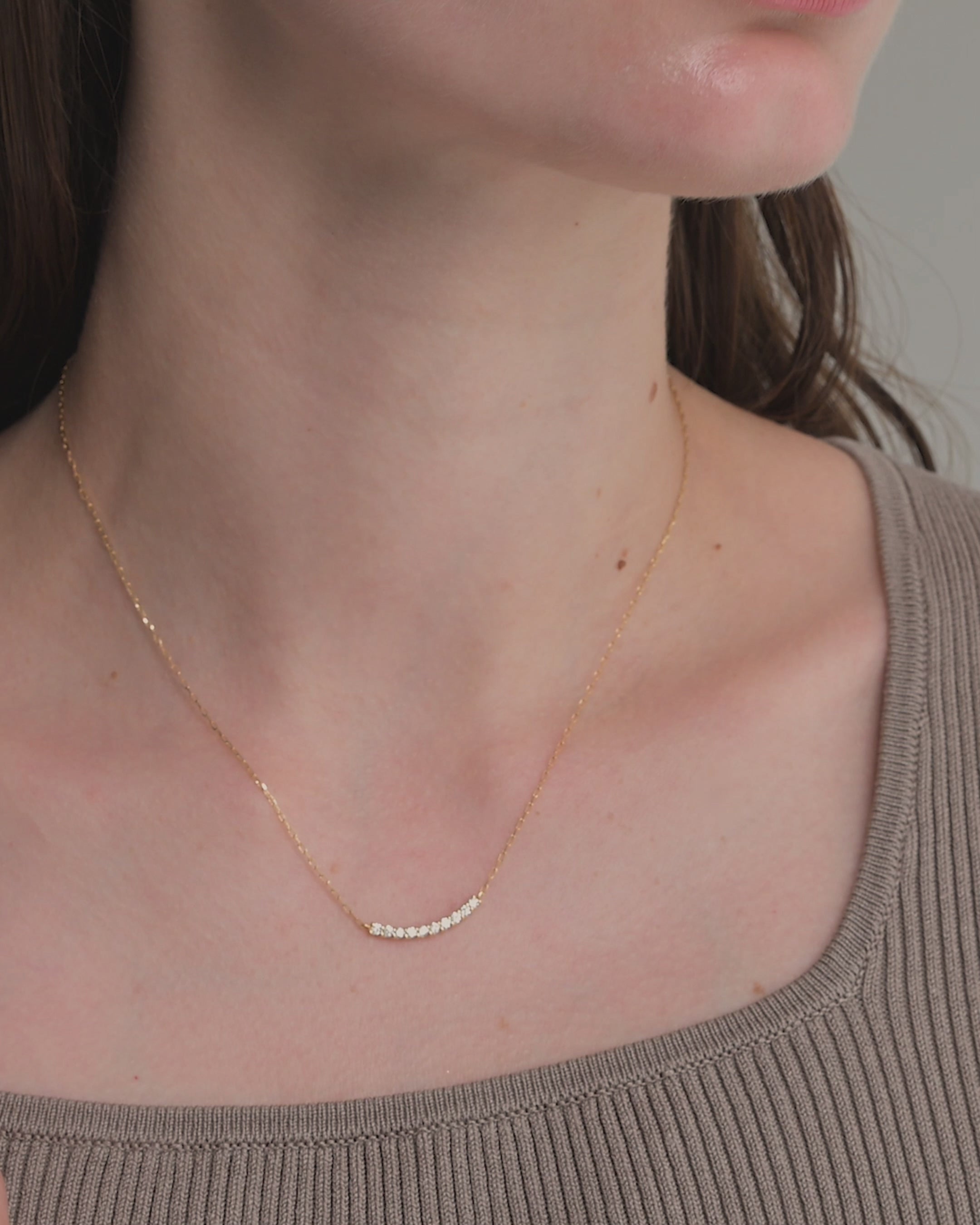 カーブライン ダイヤモンド ネックレス – BANYAN （バンヤン）