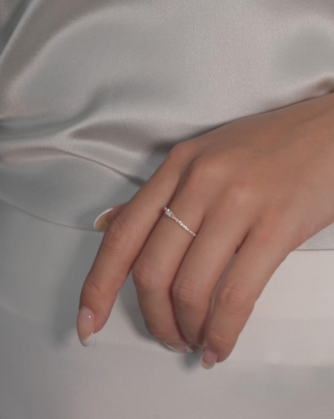 エメラルドカット パヴェ ダイヤモンド リング – BANYAN （バンヤン）