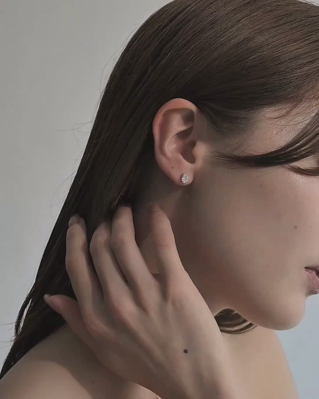 オーバルカット ダイヤモンド ピアス 1ct – BANYAN （バンヤン）
