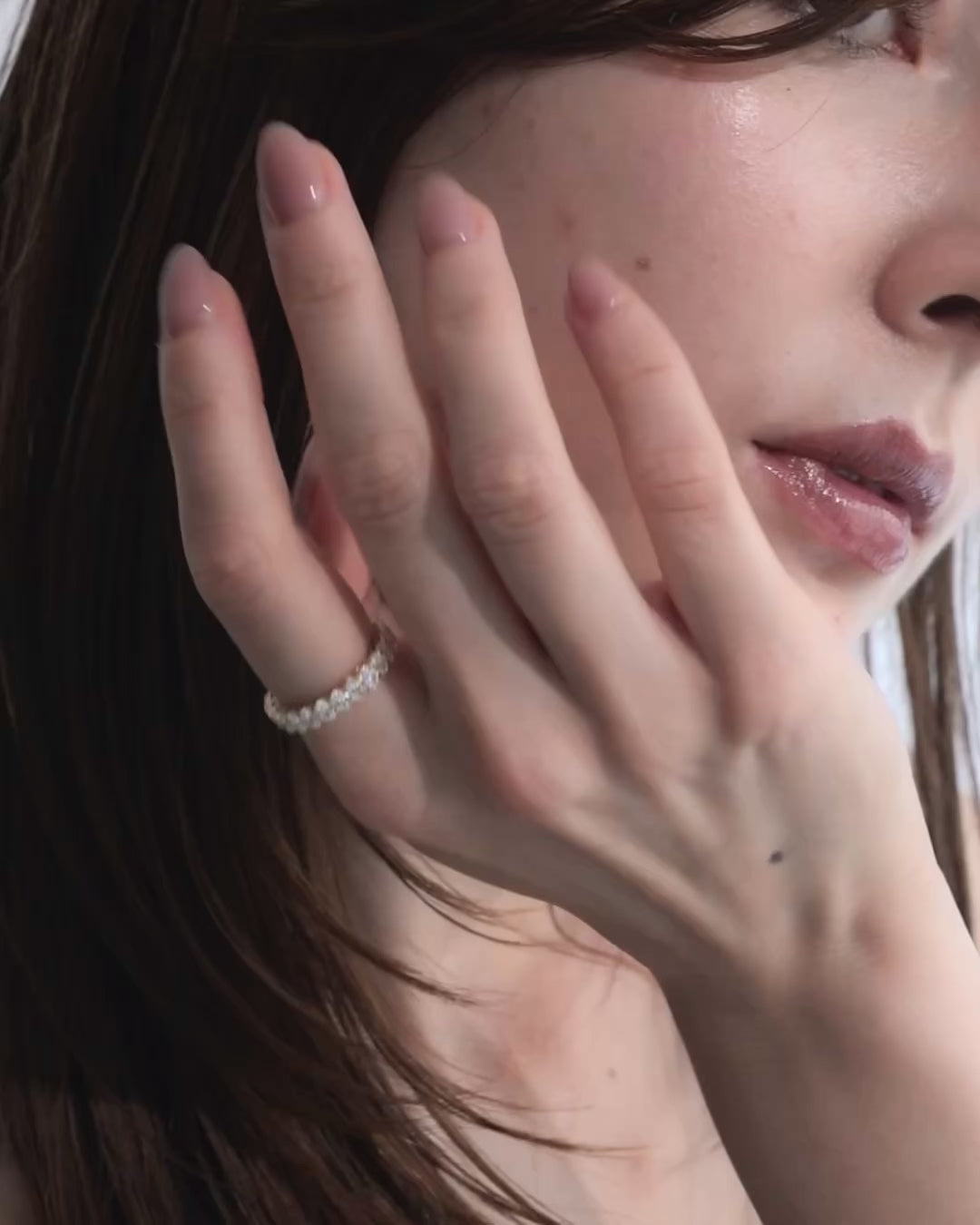 オーバルカット フルエタニティリング 3.5mm – BANYAN （バンヤン）