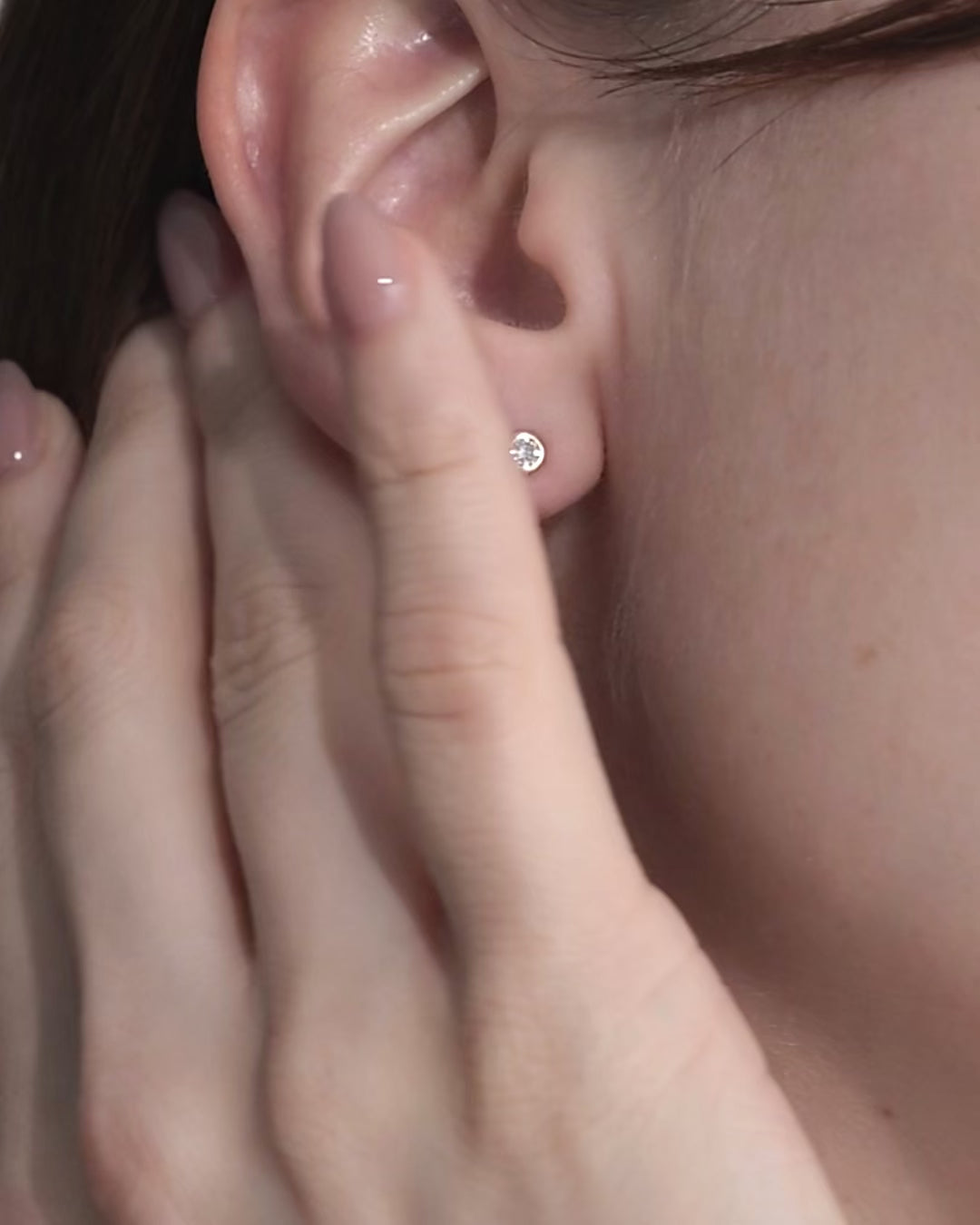 ベゼル ダイヤモンド ピアス 0.2ct – BANYAN （バンヤン）