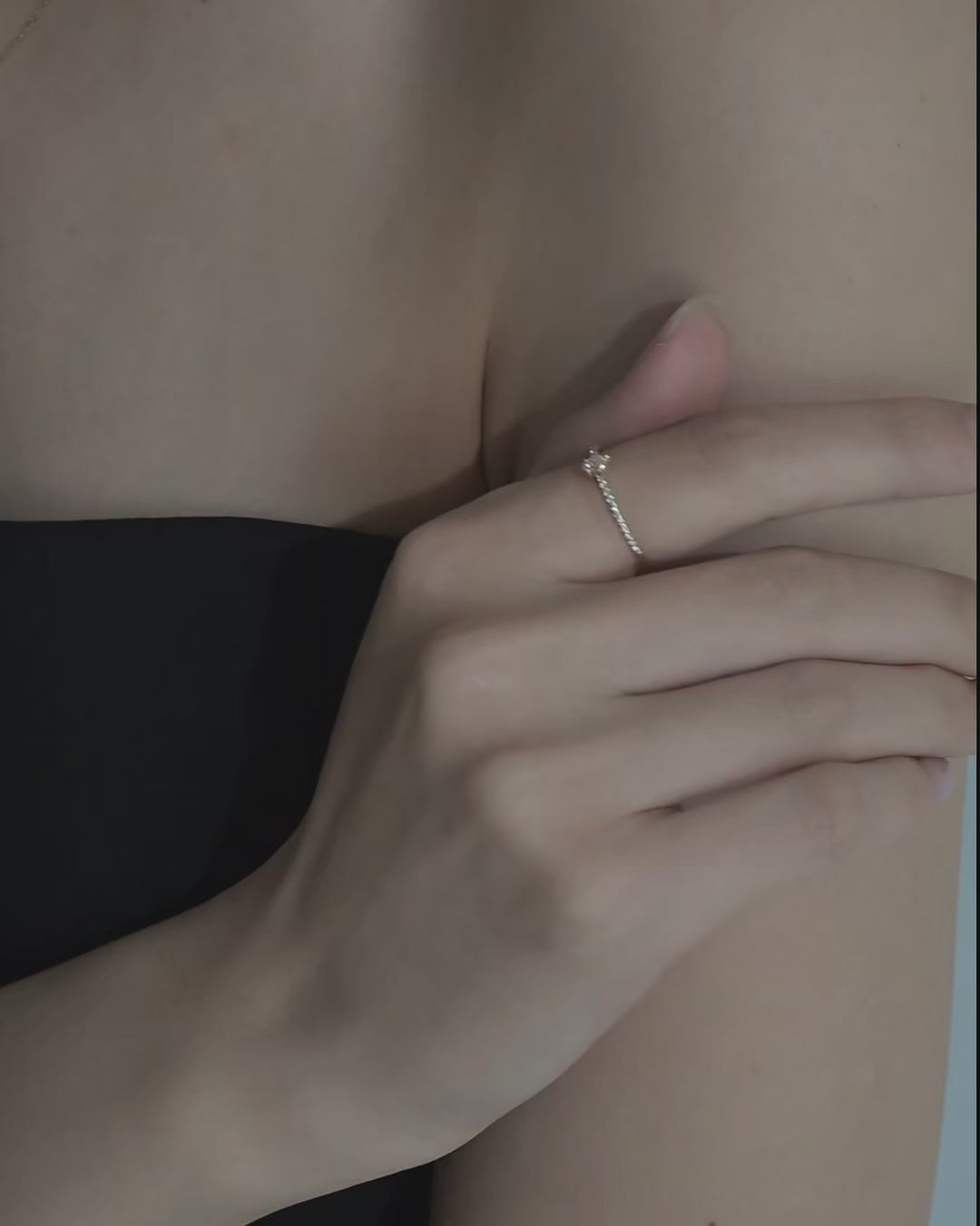 ペアシェイプ パヴェ ダイヤモンド リング – BANYAN （バンヤン）