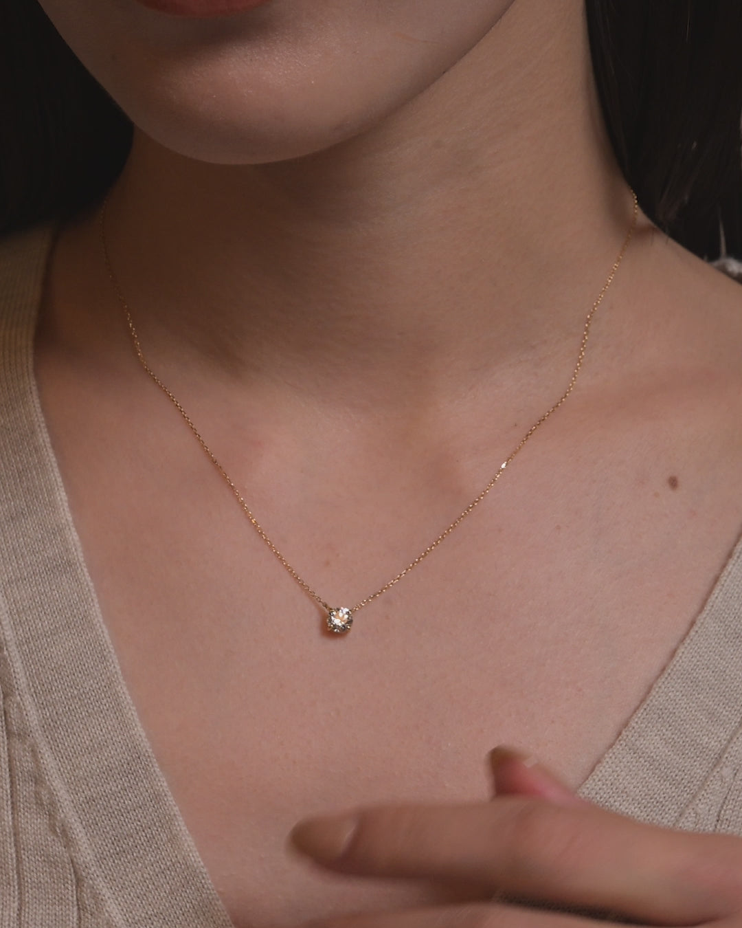 ソリテール ダイヤモンド ネックレス 0.5ct – BANYAN （バンヤン）